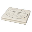 Search for authentic rubber stamps Certificate of authenticity