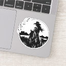 Search for black and white horse stickers Elegant