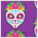 Search for halloween skull fabric Cat