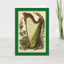 Search for irish harp cards Vintage