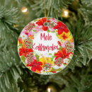 Search for mele kalikimaka christmas tree decorations Hawaii
