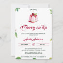 Search for red cherry blossoms invitations Cute