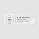 Search for magnetic logo name tags Modern minimalist simple