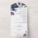 Search for blue and purple invitations Vintage