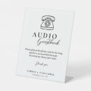 Search for audio guestbook wedding signs Minimalist