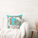 Search for turquoise and brown cushions Feathers