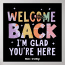 Search for back to school welcome posters Retro