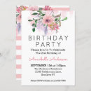 Search for pink stripe invitations Floral