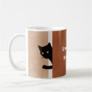 Search for peeking cat mugs Black