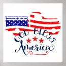 Search for god bless america posters Flag