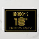 Search for 18 year old birthday invitations Elegant