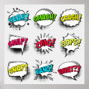 Search for comic book speech bubbles posters Boom