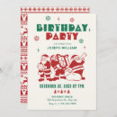 Search for santa claus birthday invitations Party