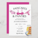 Search for pancakes and panties invitations Bride