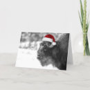 Search for bison christmas cards Santa