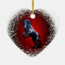 Search for stallionness christmas tree decorations Friesian