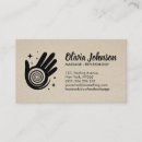 Search for energy healing business cards Massage