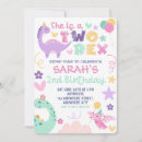 Search for two rex birthday invitations Dinosaur 2nd birthday