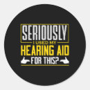 Search for hearing aid stickers Asl