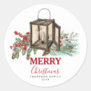 Search for candle lantern stickers Xmas