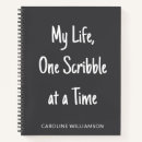 Search for blank notebooks Black and white