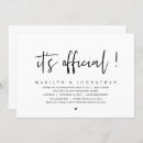Search for officiant invitations Black and white