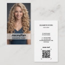 Search for employment agency business cards Head hunter