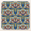 Search for blue ceramic coasters Watercolor