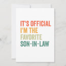 Search for funny son in law cards Retro