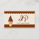 Search for ice cream business cards Modern