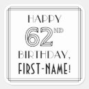 Search for 60 year old birthday stickers Elegant