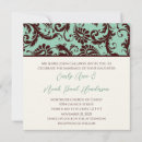 Search for dark chocolate invitations Damask