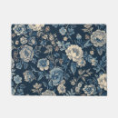 Search for vintage floral doormats Blue