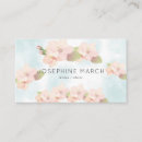 Search for cherry blossoms business cards Interior designer