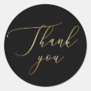 Search for gold thank you wedding stickers Classic