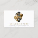 Search for balloon business cards Celebration