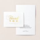 Search for company thank you cards Gold