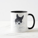 Search for cute border collie mugs White