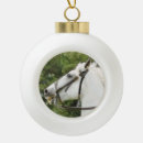 Search for white horse christmas tree decorations Farm animals