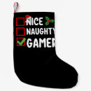 Search for gamer christmas stockings Santa