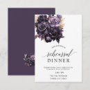Search for purple rehearsal dinner invitations Garden