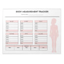 Search for motivational notepads Body measurement tracker