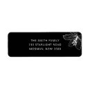 Search for black floral return address labels Flowers
