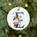 Search for letter e christmas tree decorations Floral