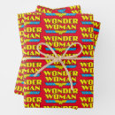 Search for wonder woman wrapping paper Heroes