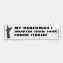 Search for doberman pinscher bumper stickers Pinschers