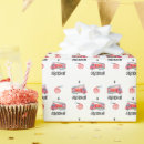 Search for fireman wrapping paper Fire truck