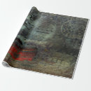 Search for vintage script wrapping paper Decoupage