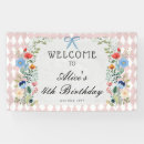 Search for floral birthday banners Watercolor