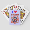 Search for fireman playing cards Firefighter
